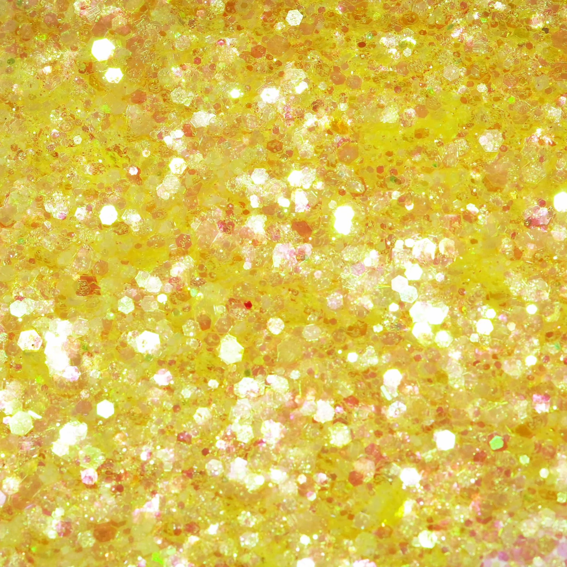 HEMOER Paillettes jaunes opales 100 g Poudre pailletée pour résine ongles artisanat fêtes
