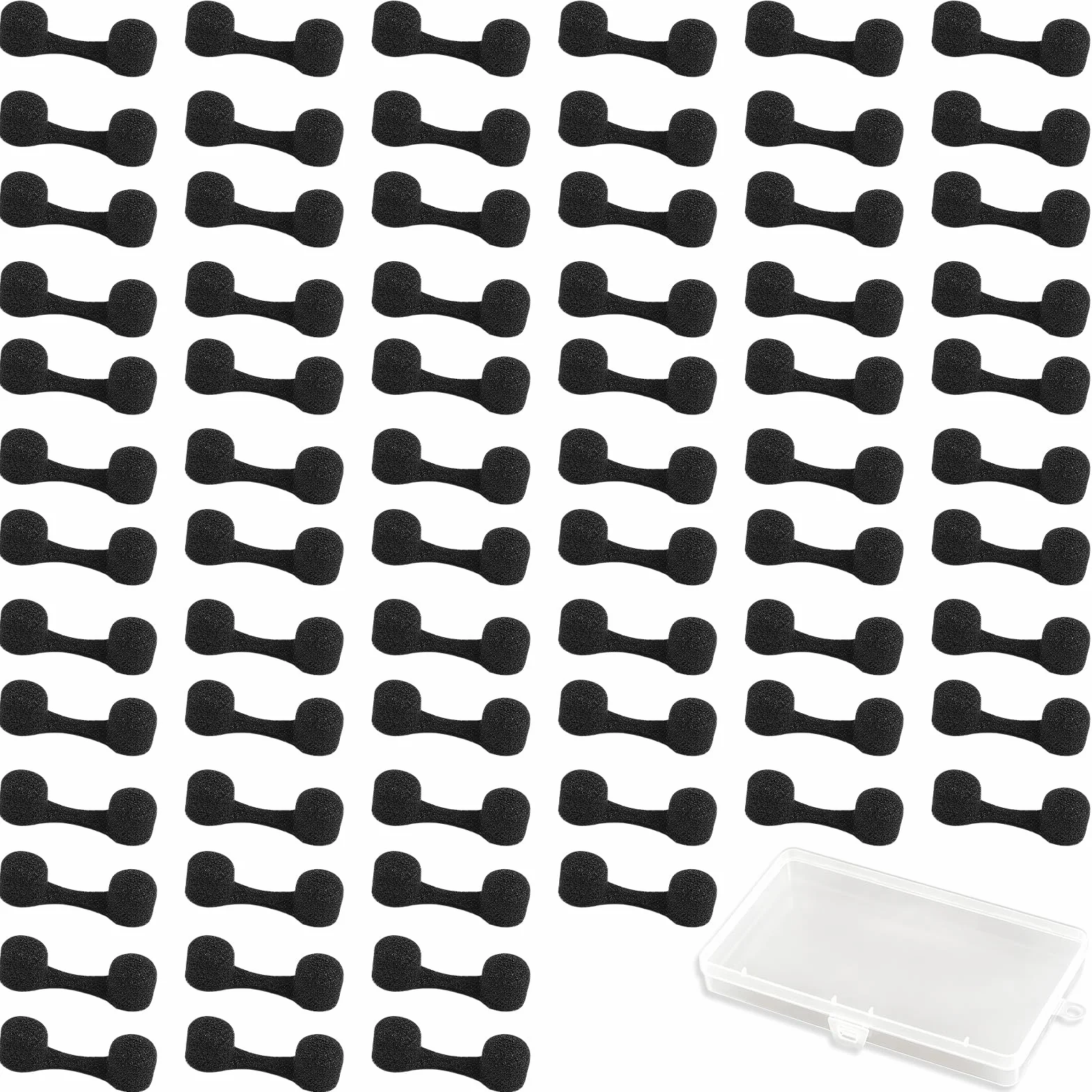 Filtre Nasal Poussière 70 Pcs, Filtre Nez Poussière pour Bronzage Par Pulvérisation Chantiers Environnements Poussiéreux avec Boîte Rangement
