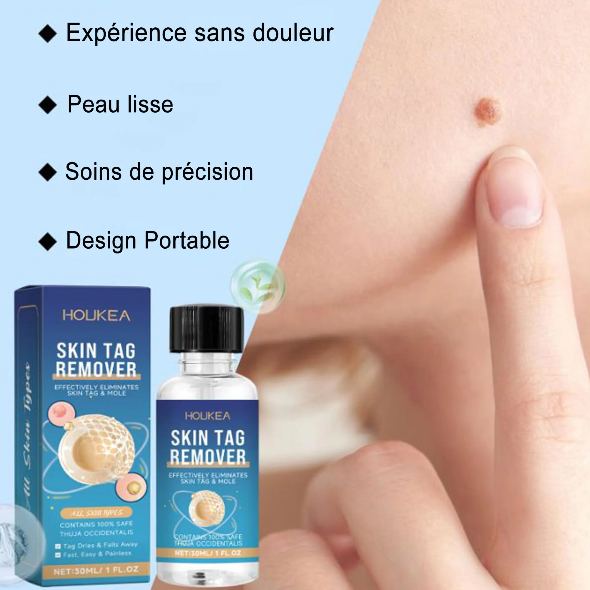 Azote Liquide Verrue Remover 30ml, élimination rapide des verrues mains et corps