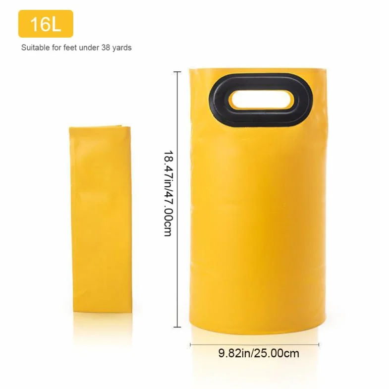 Angoily Bassin De Bain À Pied Pliable Portable 16L Seau De Lavage À Pied Léger Et Résistant pour Spa Pieds Maison Camping Voyage