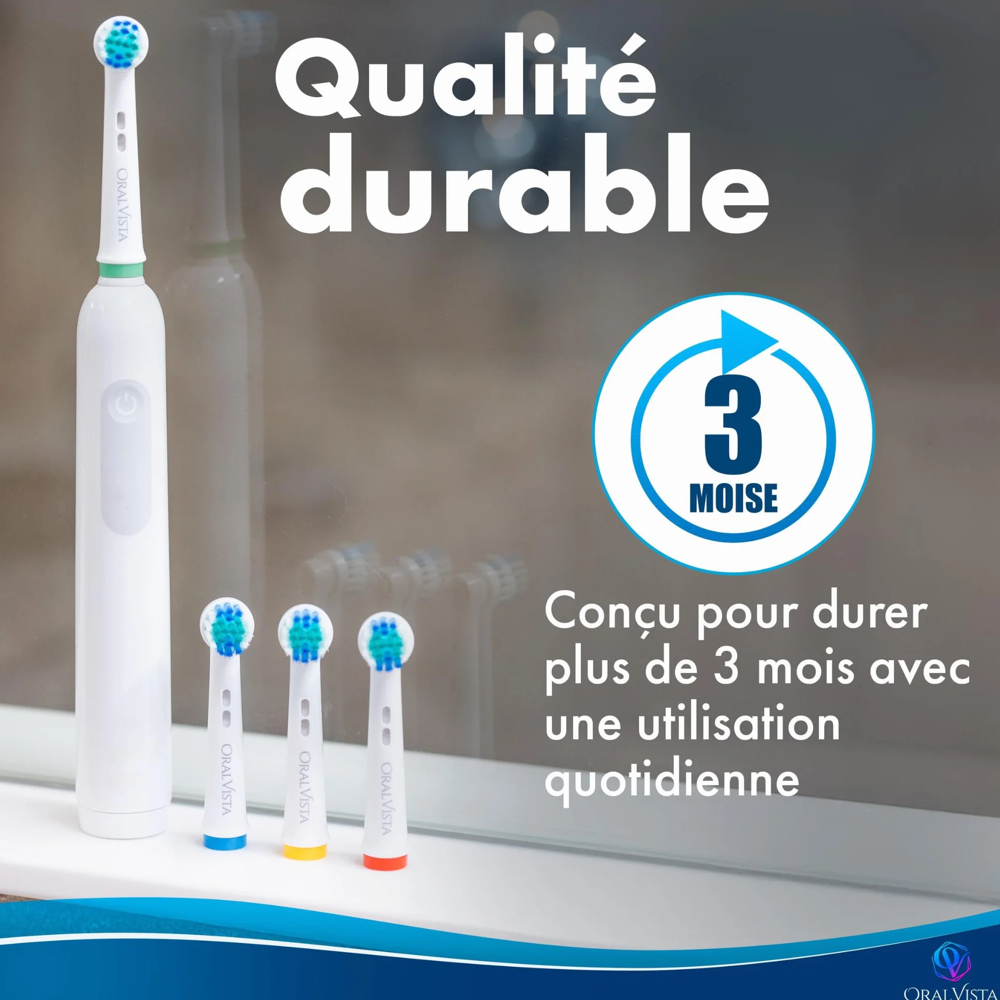 Brossette Oral-B Compatibles 16-Pack Tête Brosse à Dent Rechange pour Gencives Sensibles