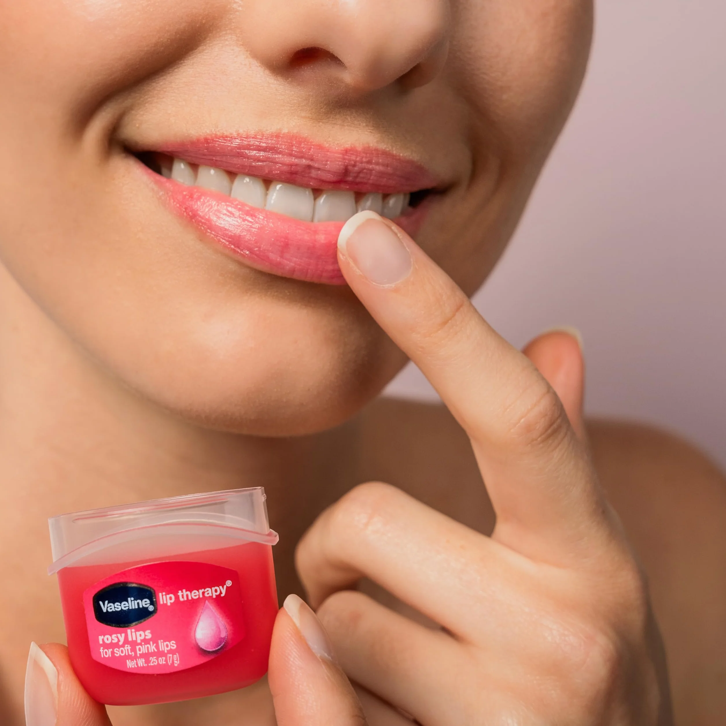 Vaseline Lip Therapy 7G Rosy Baume à lèvres nourrissant Pack double 2 x 7g