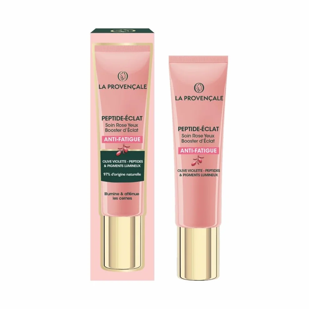 La Provençale Peptide-Éclat Soin Yeux Rose Booster d'Éclat Anti-fatigue 15 ml