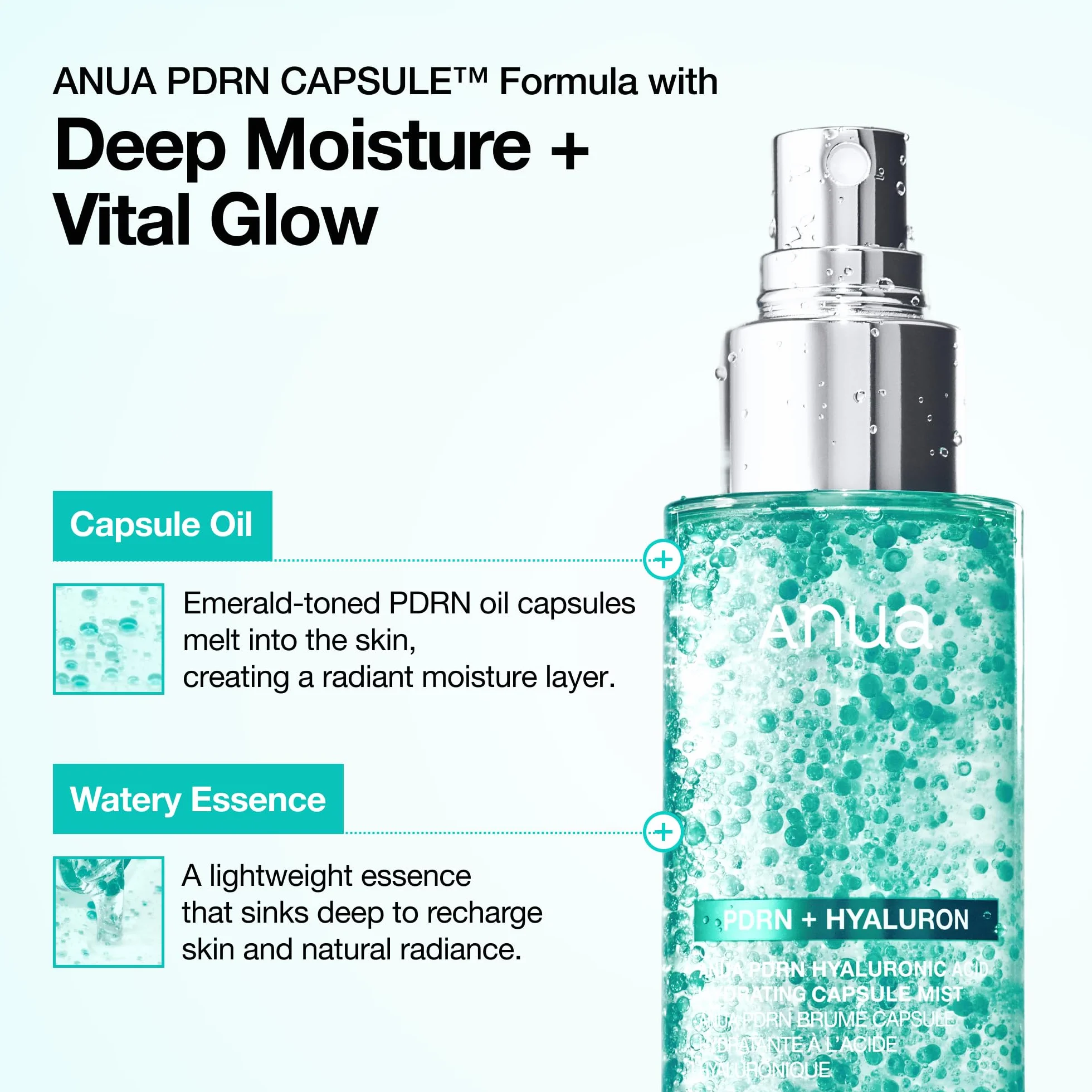 Anua PDRN Collagen Glow Spray Brume Hydratante Raffermissante Collagène Anti-Âge Éclat 100ml