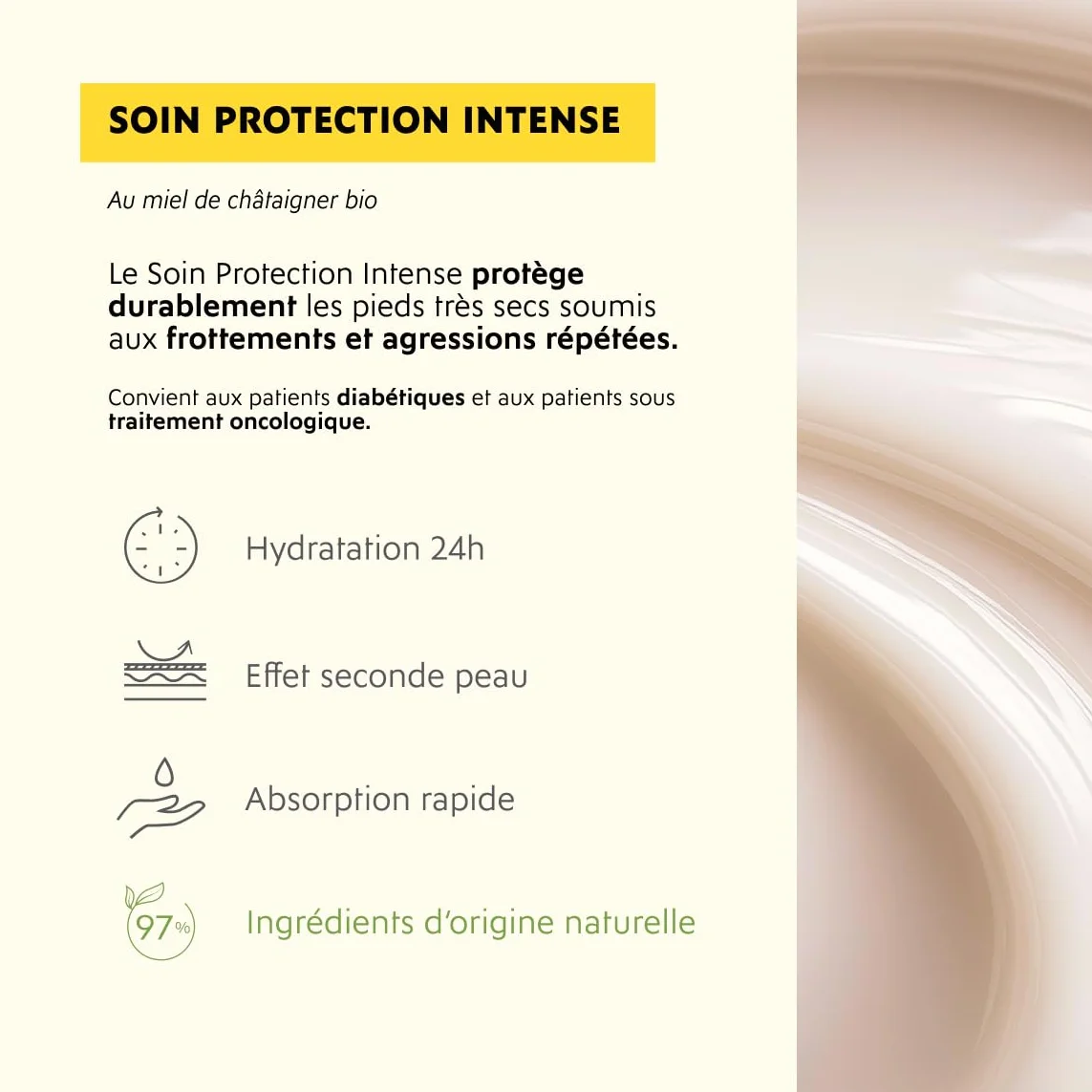 Alvadiem Soin Protection Intense Crème Pieds Très Secs Diabétiques 100 ml