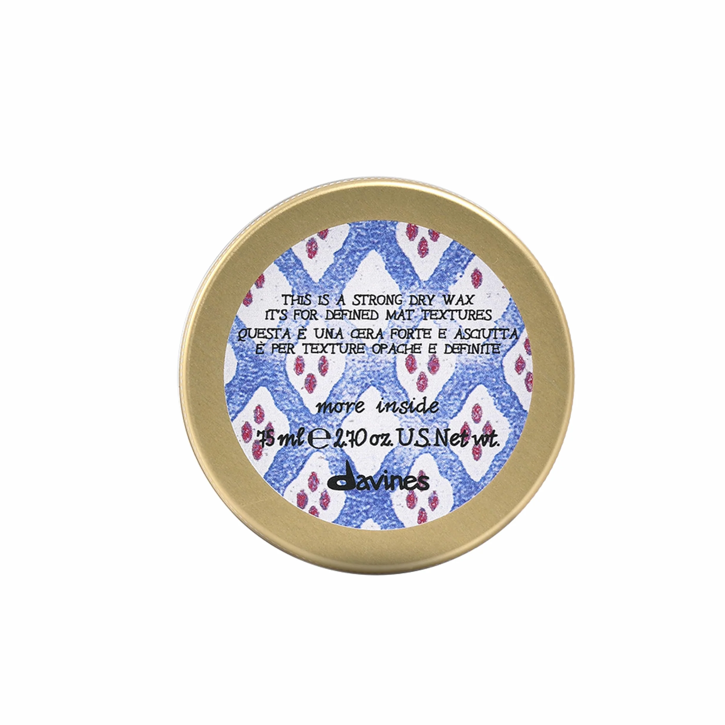 Davines More Inside Strong Dry Wax 75ml