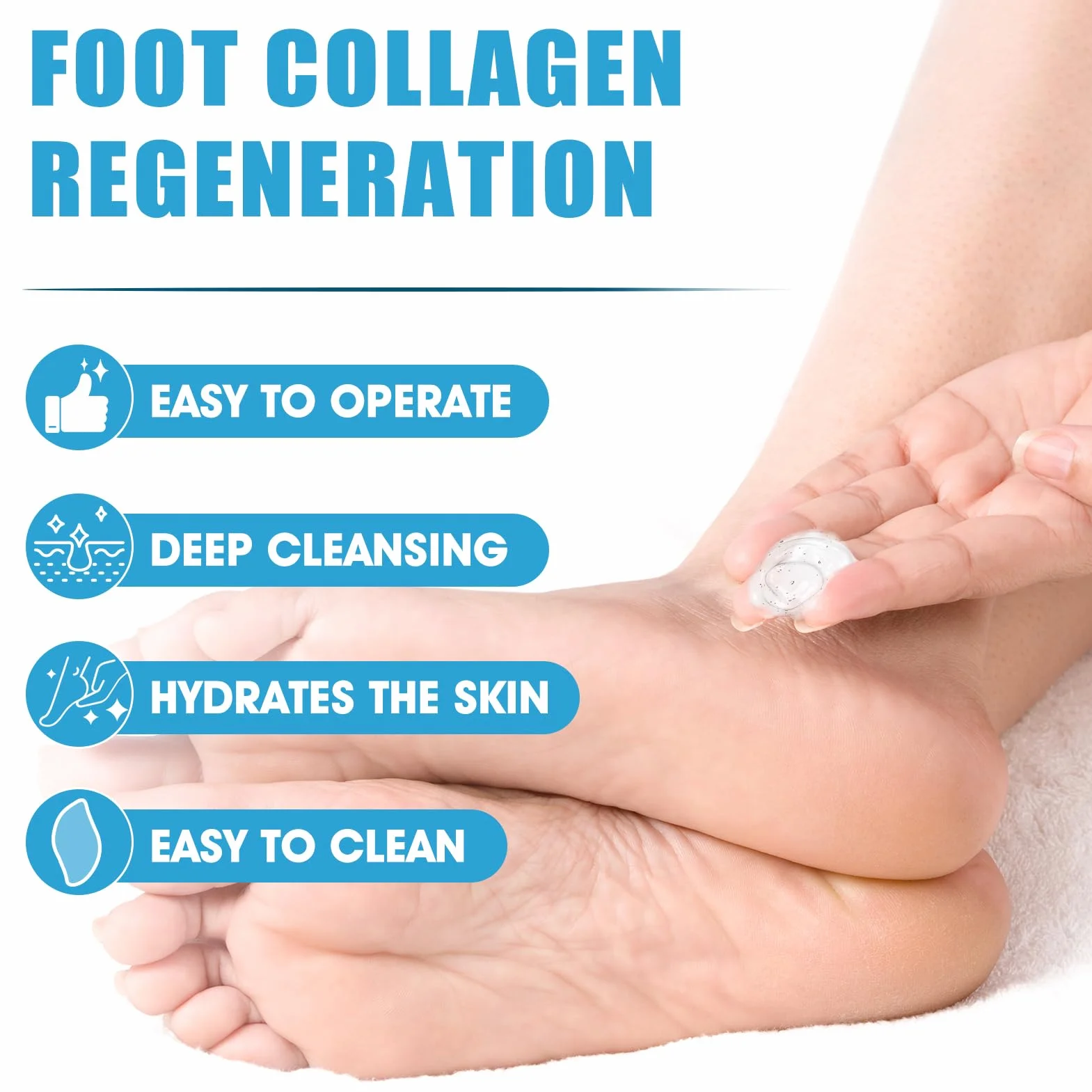 Lotion Anti Callosités Pieds 250 ml Soin Callus Remover Nano-Verre