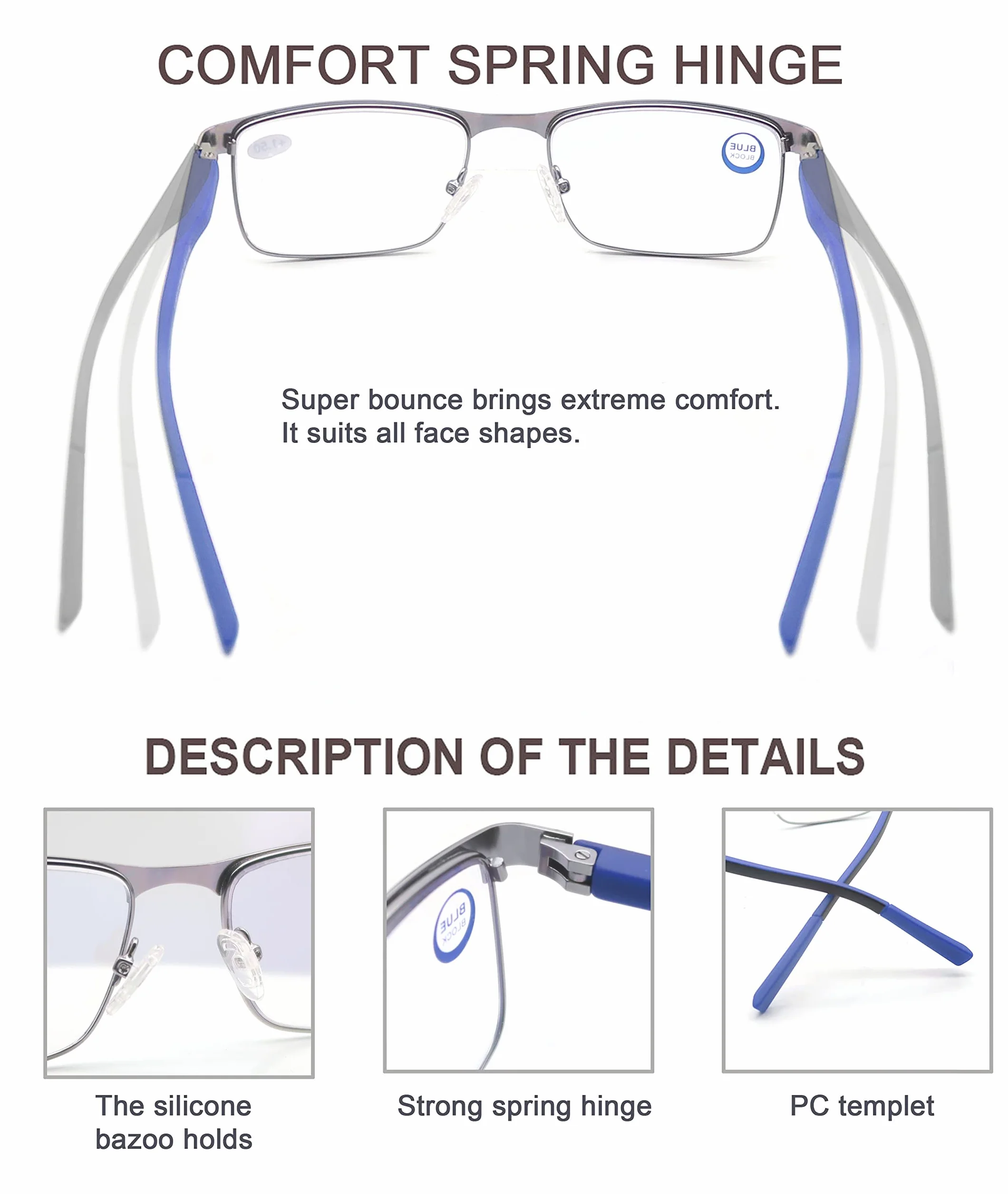 MODFANS Lunettes Loupe