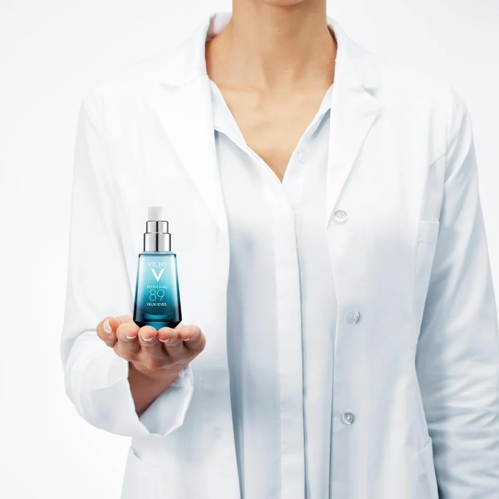 Vichy Minéral 89 Soin Yeux Fortifie Répare Acide Hyaluronique Caféine 15 ml
