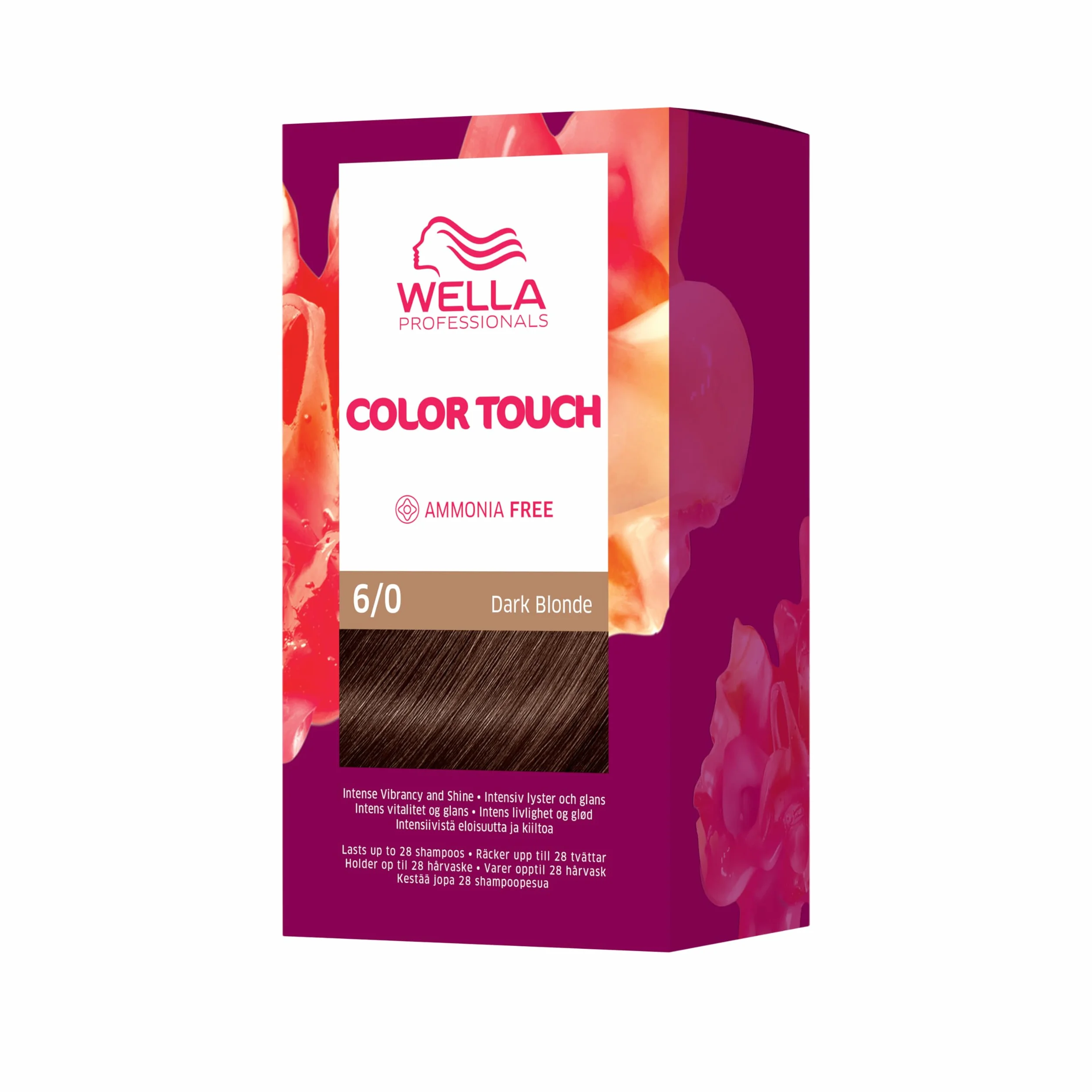Wella Professionals Color Touch Fresh-Up-Kit - Kit de coloration semi-permanente 6/0 Dark Blonde - Blond Foncé