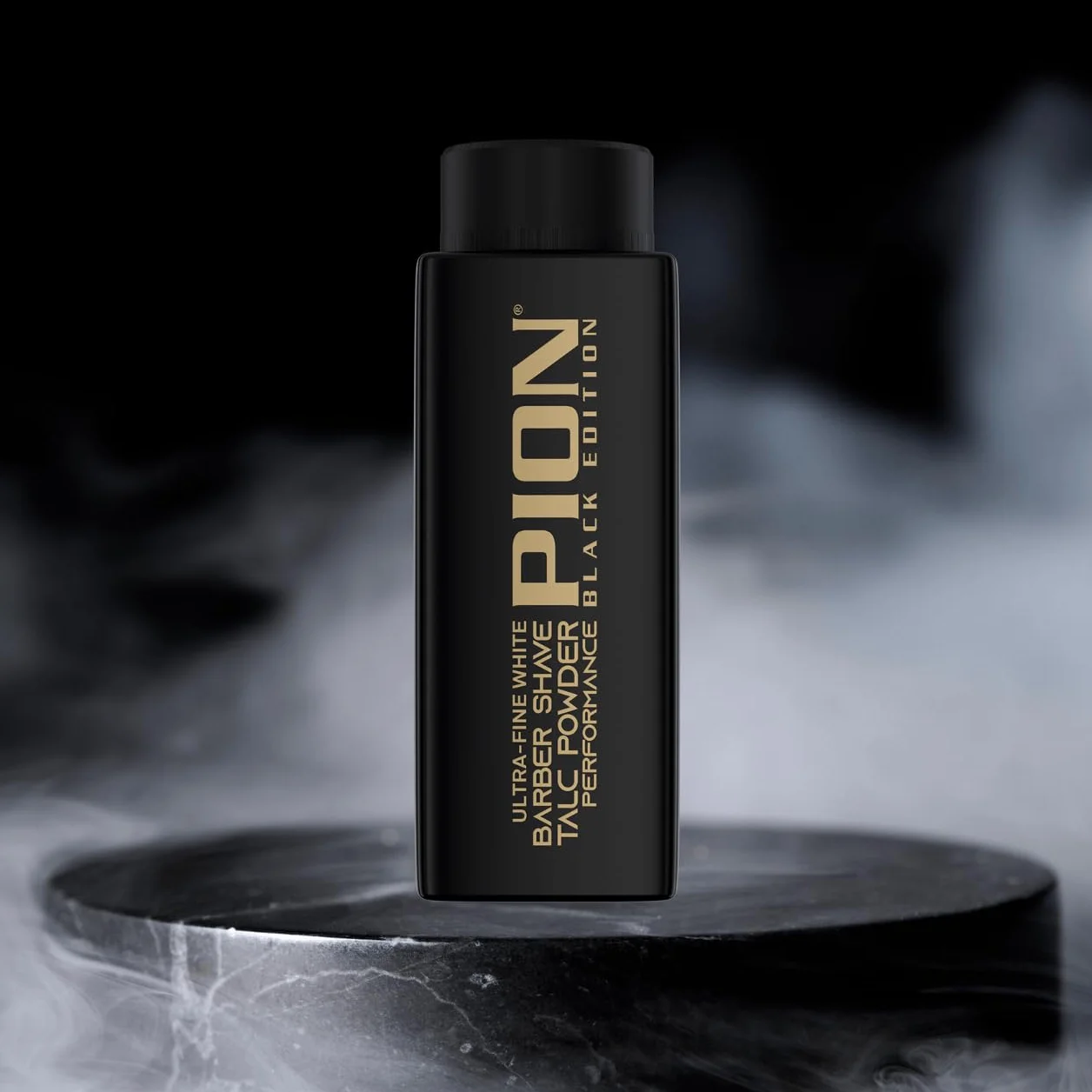 Pion Barber Shave Talc Powder Black Edition Poudre blanche ultra fine rasage douceur 180 g