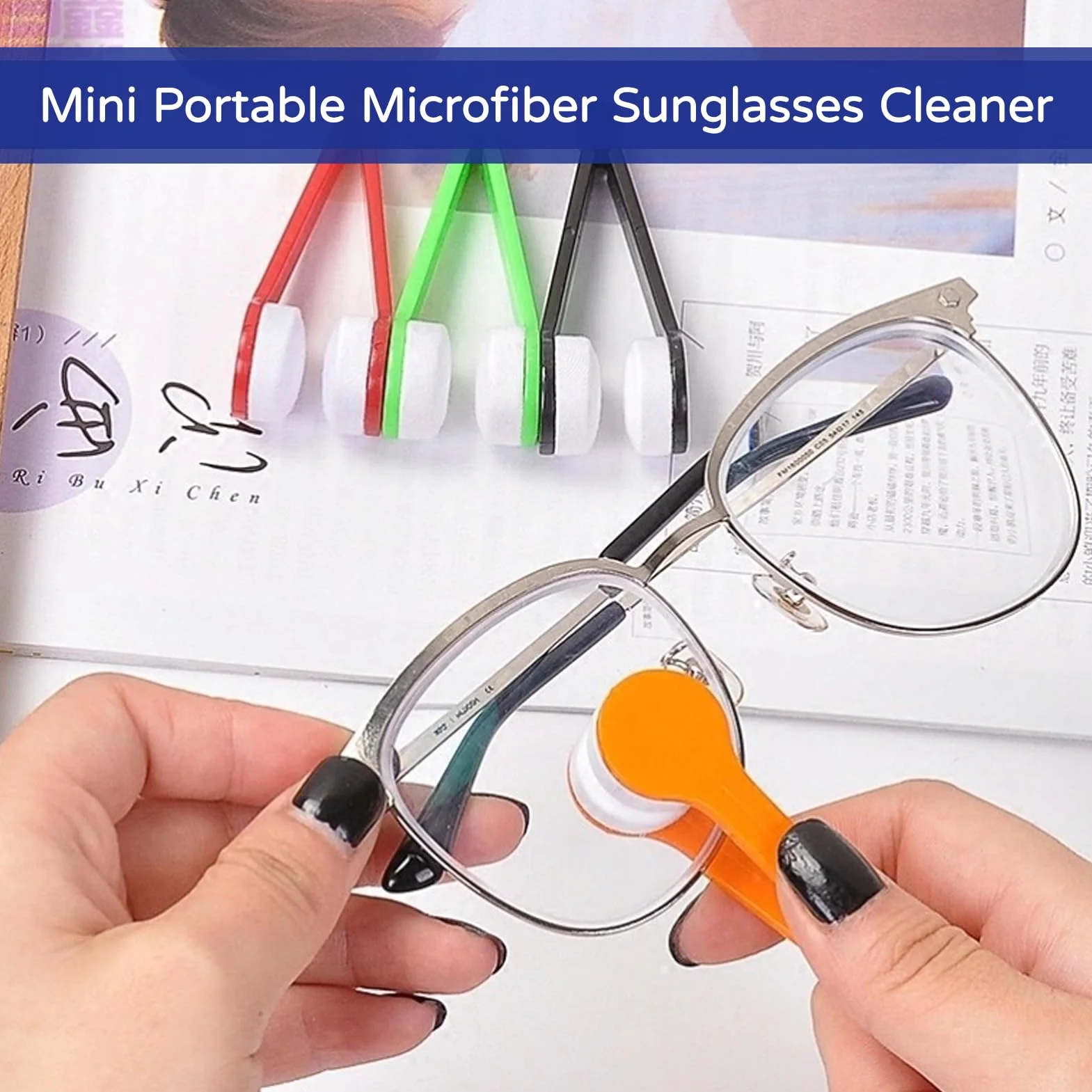 Nettoyage Lunettes 5pcs Mini Nettoyants Portables En Microfibre Pour Lunettes De Vue