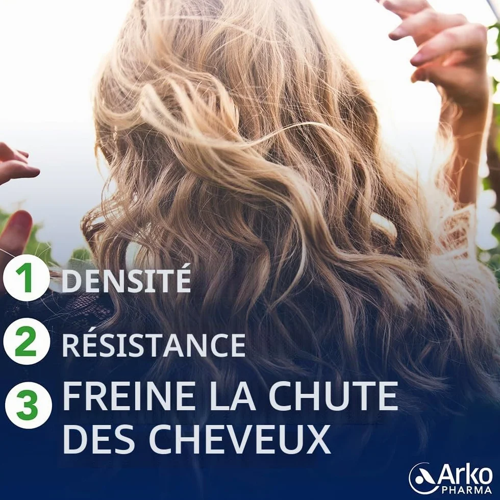 Arkopharma Forcapil Sérum Anti-Chute Renforce les Cheveux Réduit la Chute Stimule la Croissance Densité Résistance
