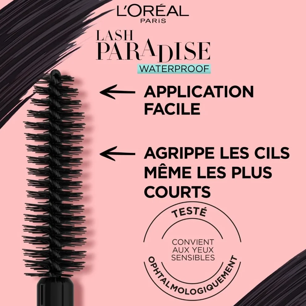 L'Oréal Paris Lash Paradise Mascara Volume Waterproof Noir 6,4 ml
