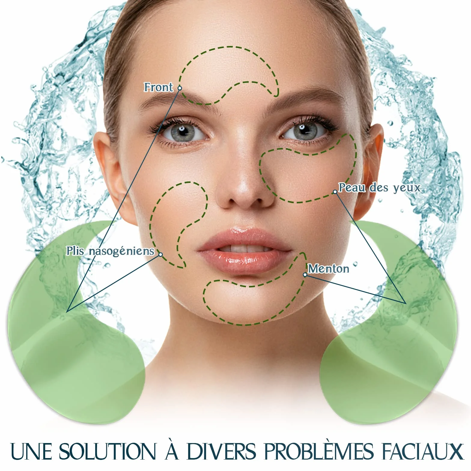 Masque Yeux Collagène 30 Paires Anti-âge Cernes Poches Rides Hydratant