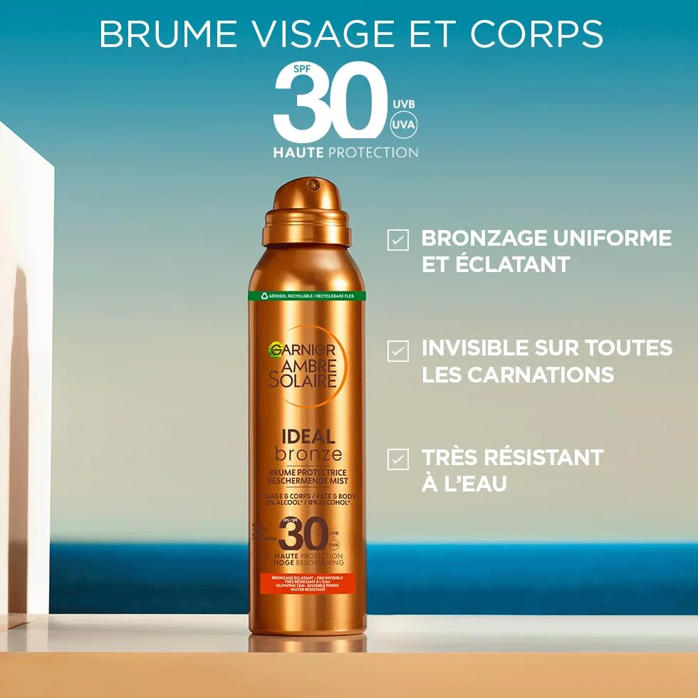 GARNIER Ambre Solaire Ideal Bronze Brume Protectrice Invisible FPS 30 150 ml