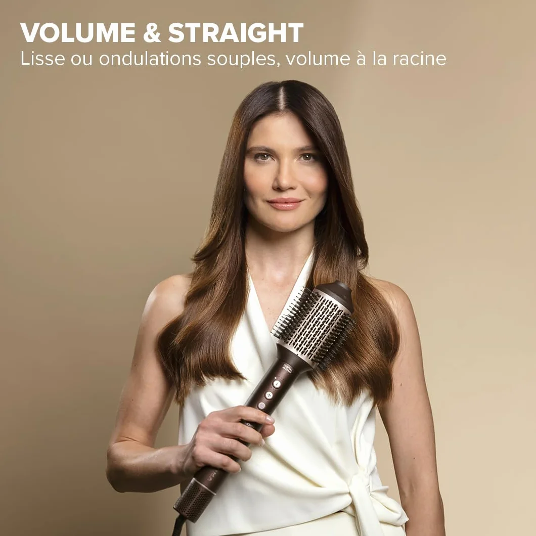 Bellissima Brosse Soufflante Styler Prodigy 1200W - Technologie Coanda - Boucles, Ondulations, Volume - 3 Températures - 6 Accessoires