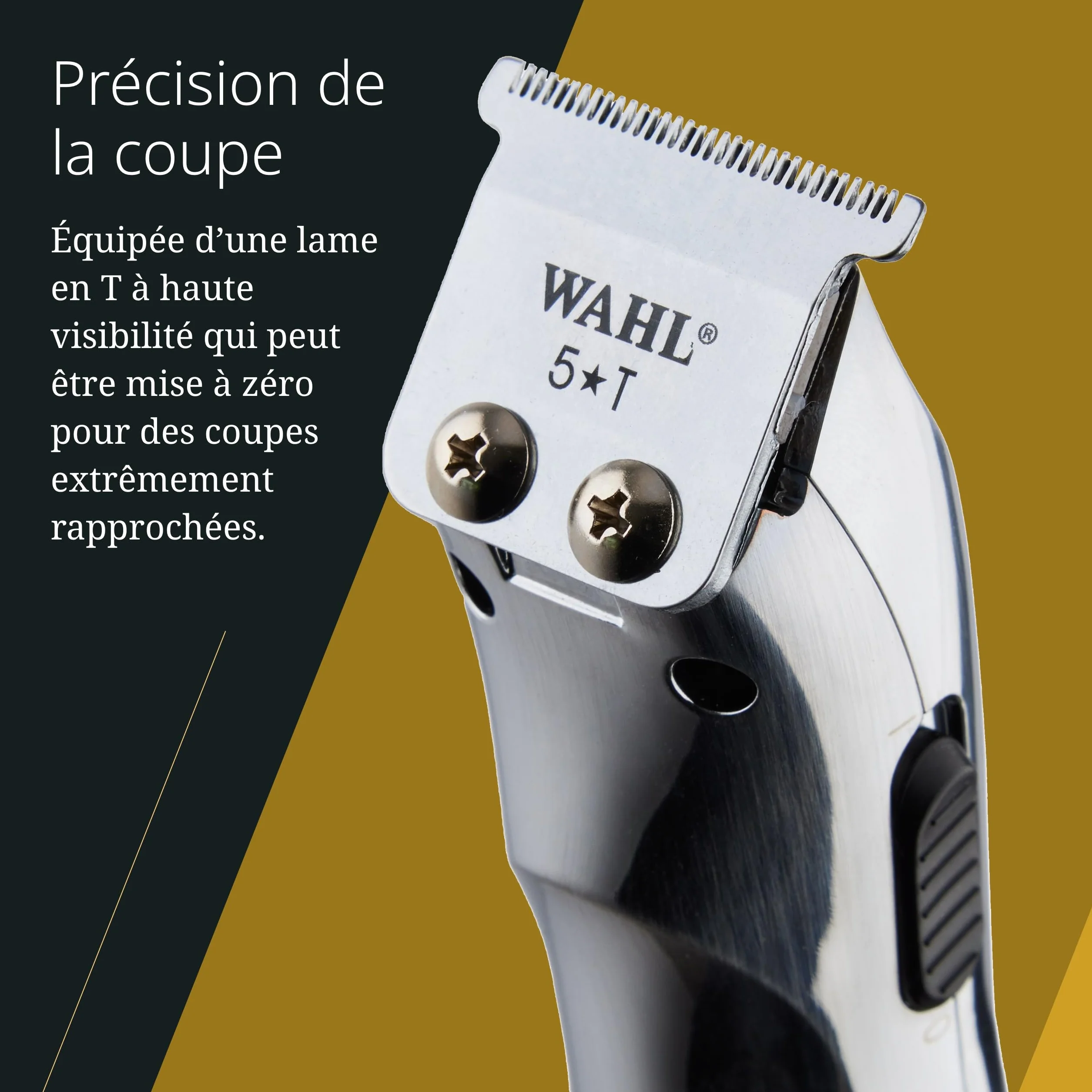 Wahl A-LIGN Tondeuse pour zones serrées visage barbe cheveux