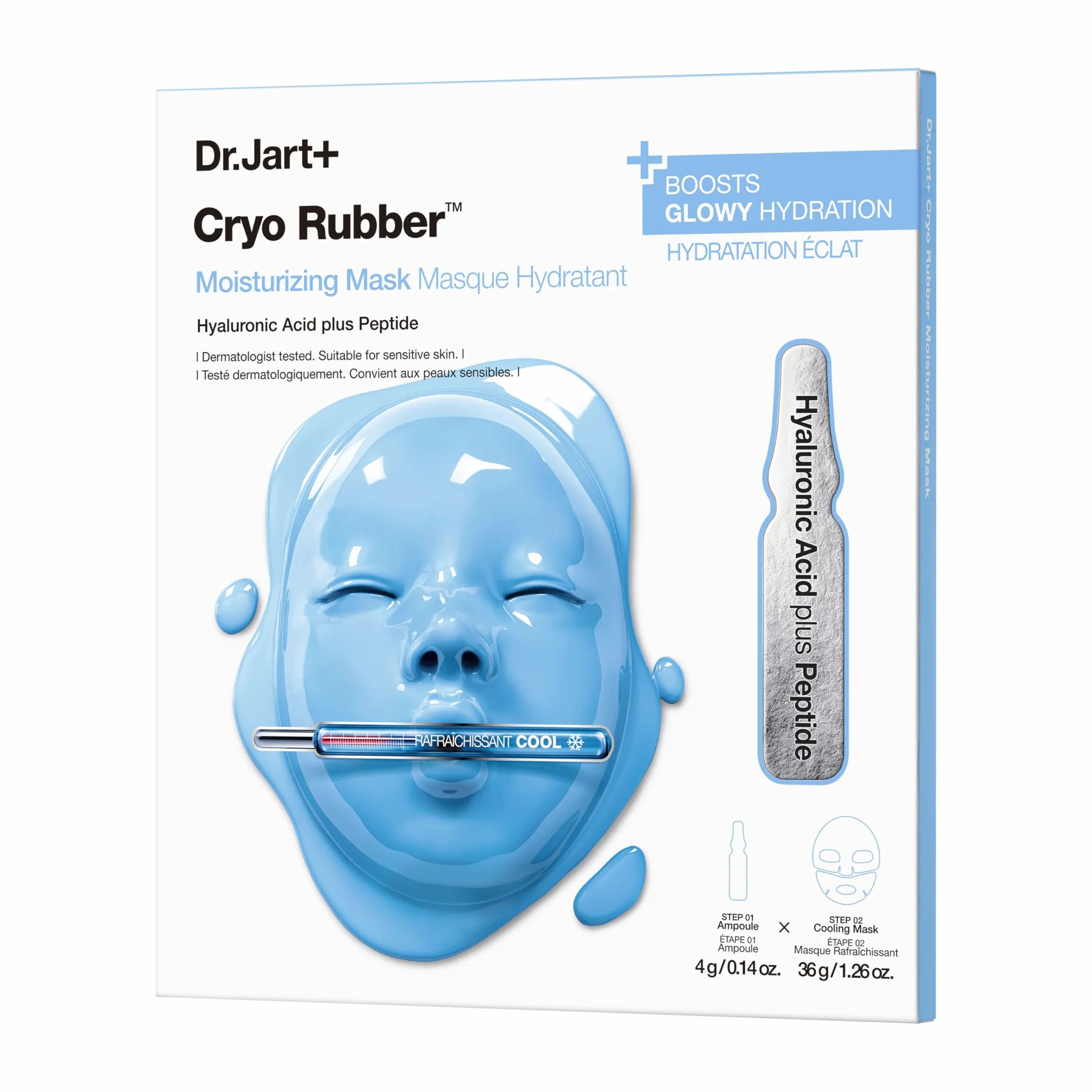 Dr.Jart+ Cryo Rubber Masques Visage Hydratants Illuminants Apaisants Raffermissants Soin de la peau coréen