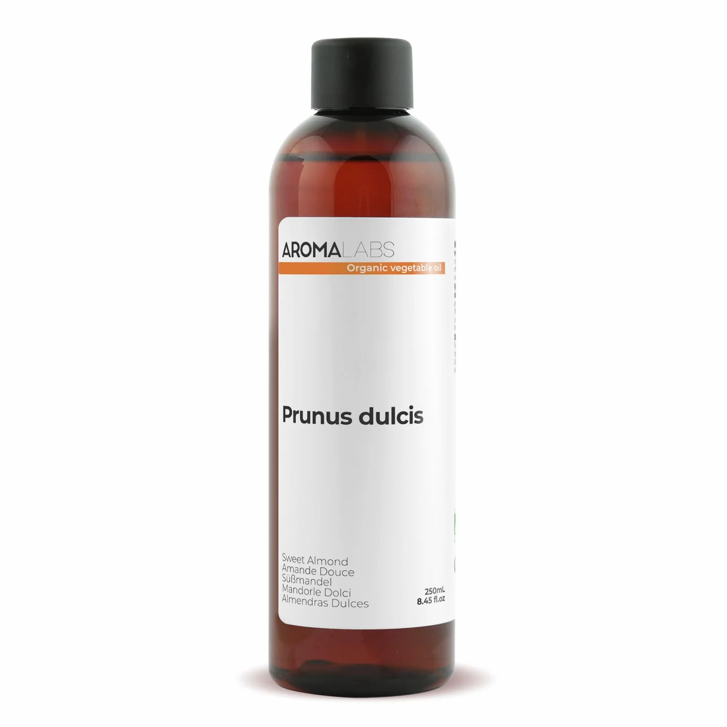 Huile Végétale Amande Douce BIO Aroma Labs 250 mL Certifiée AB