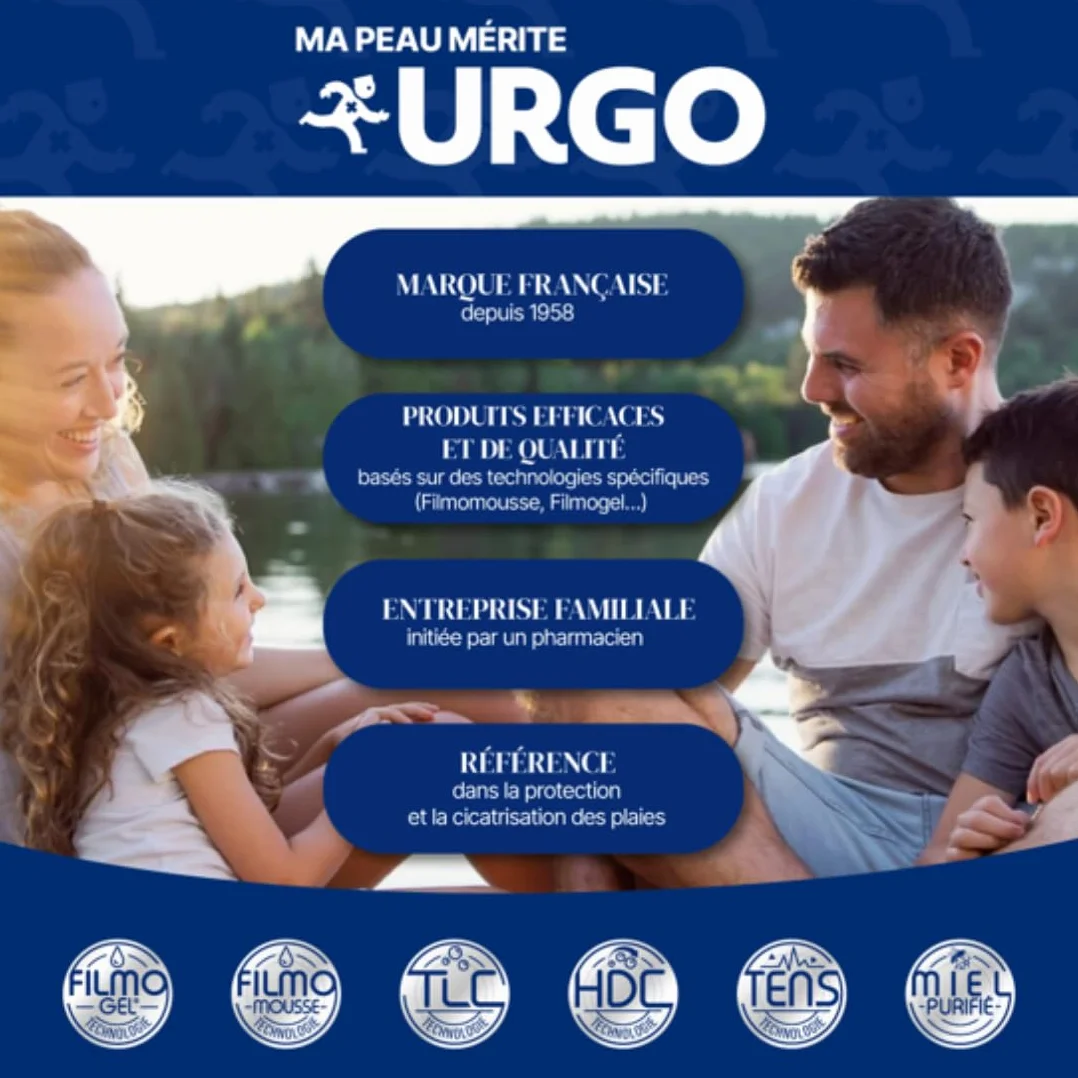 Urgo Filmomousse Hydratation Intense 125ML Traitement pieds très secs crevassés