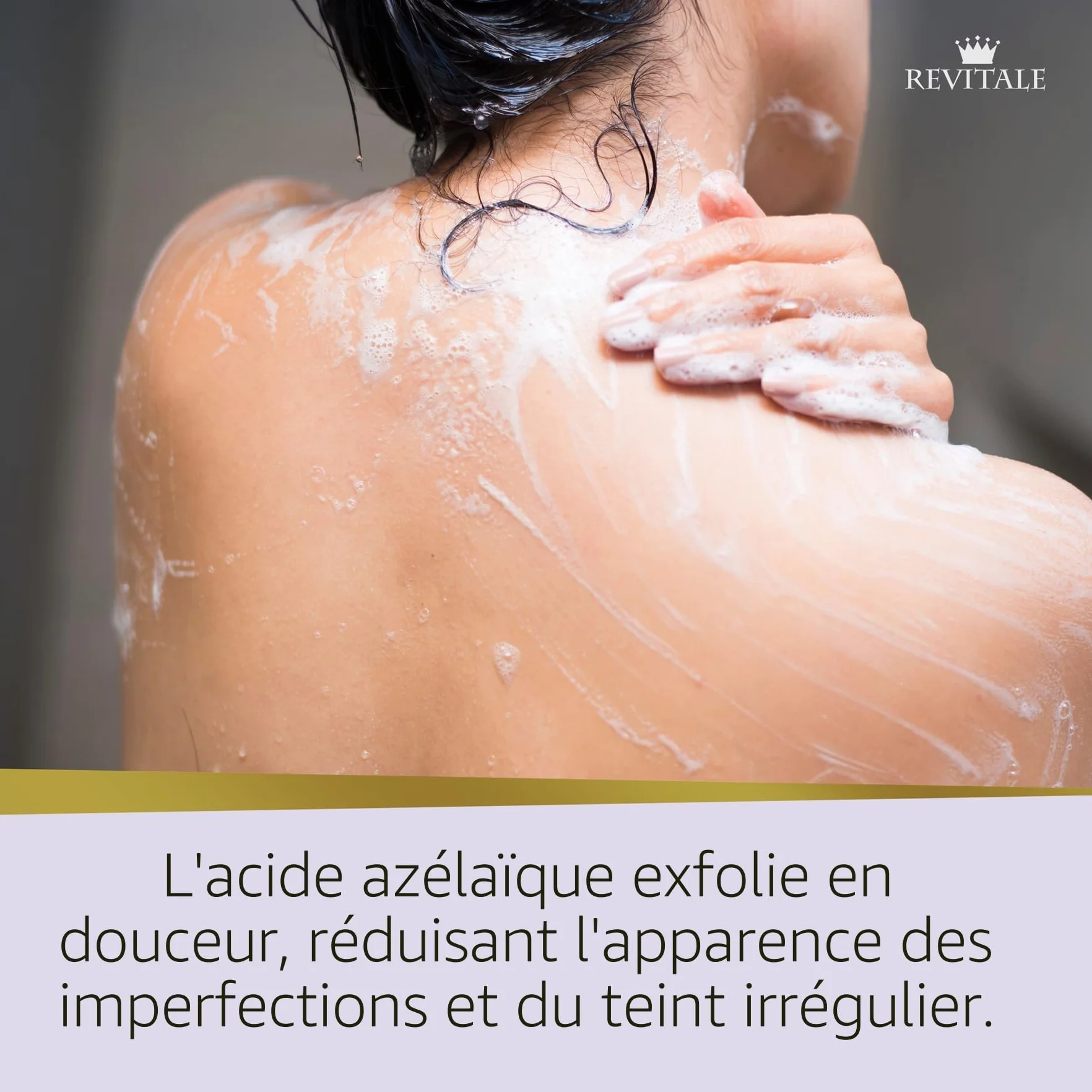 Revitale Savon Avancé à l’Acide Azélaïque et à la Niacinamide – Barre Nettoyante Apaisante pour Peau Lisse