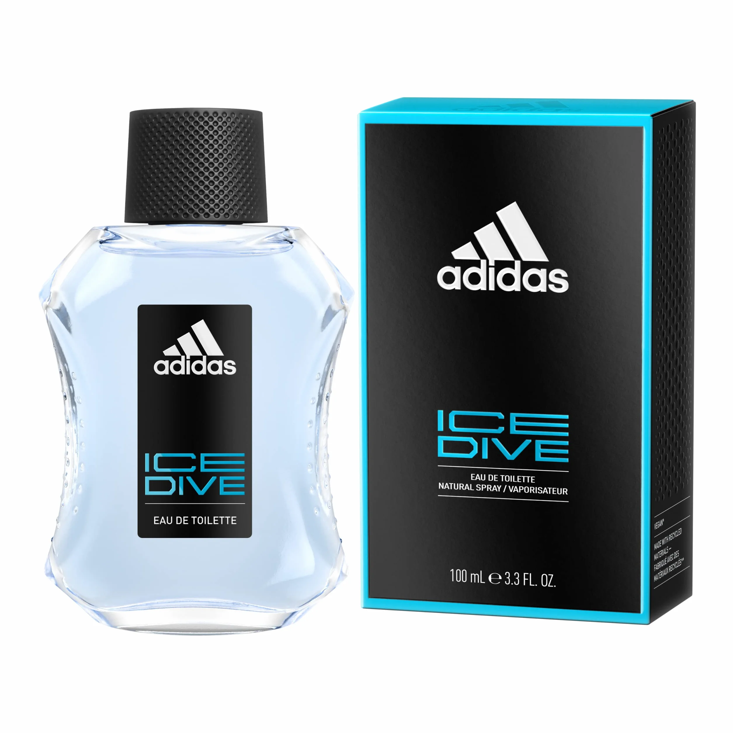 Adidas Ice Dive Giftset Eau de Toilette Deo Body Spray Shower Gel