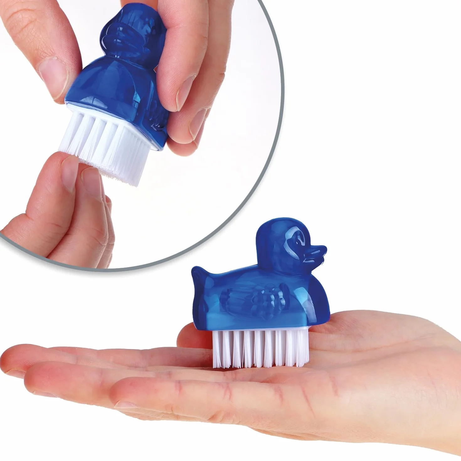 Brosses de Lavage des Mains en Forme de Canard 6 pièces - Brosse à Ongles Multicolore