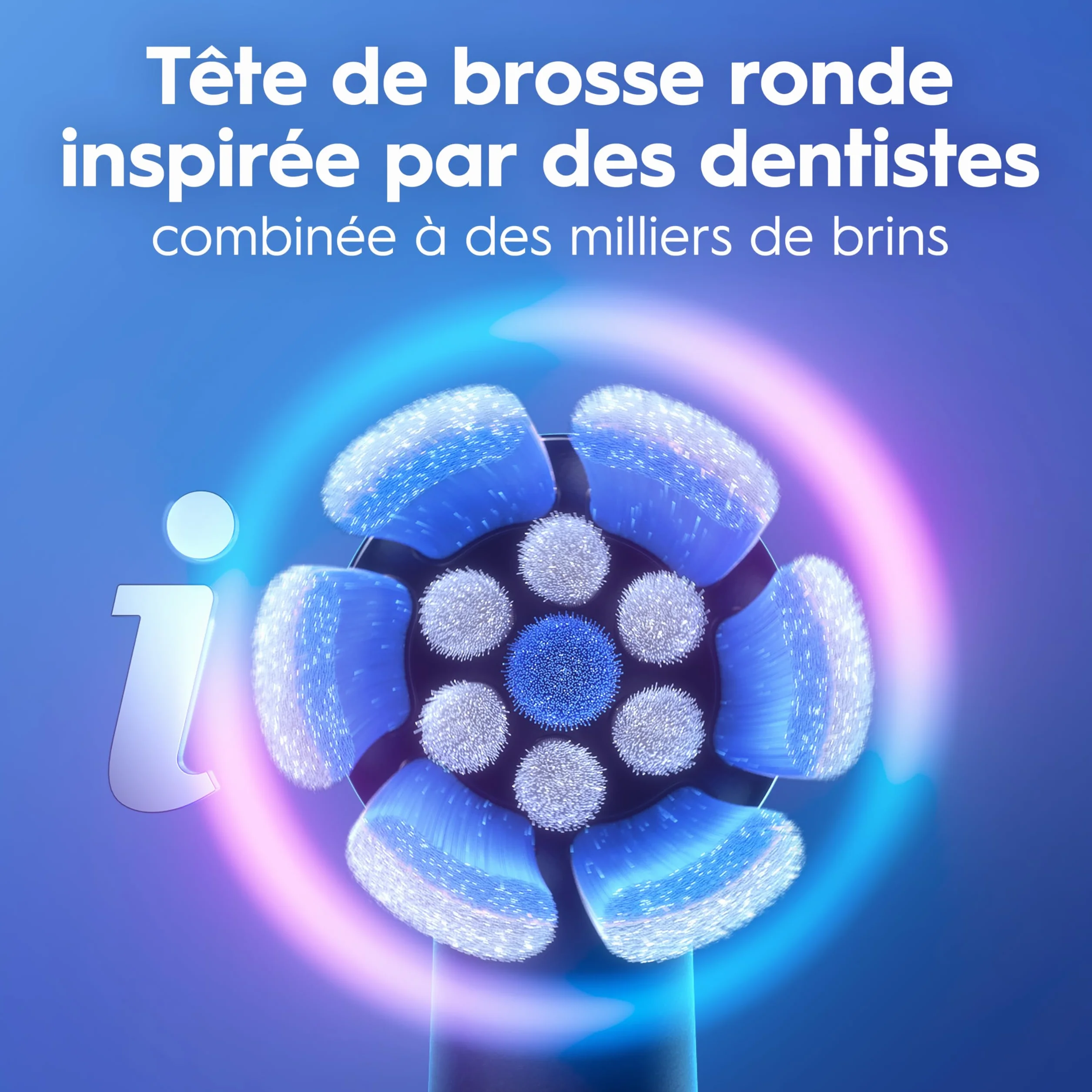 Oral-B Brosse à Dents Electrique iO 2 Noire – 3 Modes de Brossage, Capteur de Pression, Batterie Rechargeable