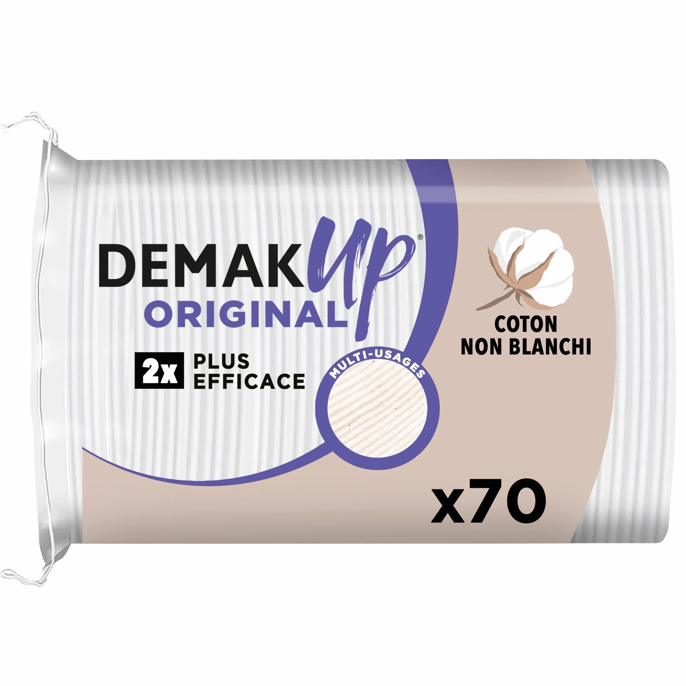 Demak'Up Original Cotons à Démaquiller, 70 Cotons