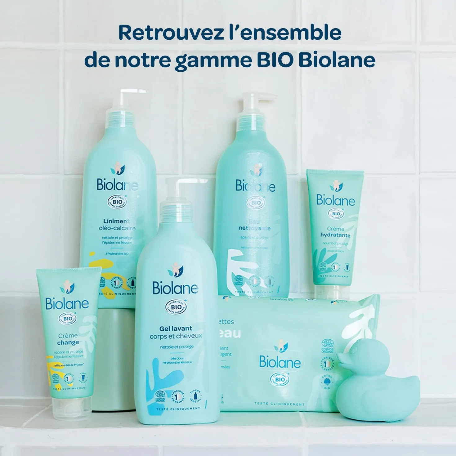 BIOLANE Dentifrice Bébé 2en1 BIO 50 ml Sans Fluor Arôme Fraise Fabriqué en France