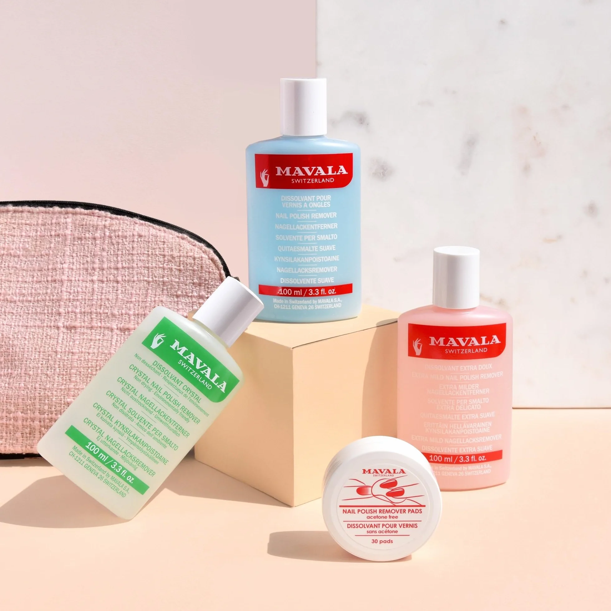 Mavala Boîte de 30 Disques Dissolvants Sans Acétone pour Vernis à Ongles