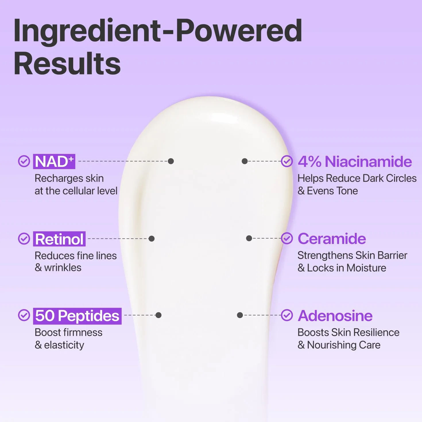 numbuzin No.9 Eye Cream NAD+ Retinol Volumetox Firming Wrinkles Dark Circles Puffy Undereye Treatment 0.33 fl oz
