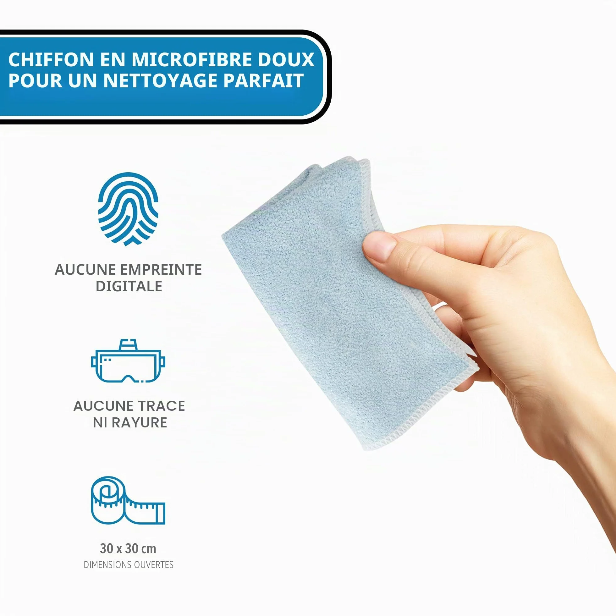 Blum Manufaktur Nettoyant pour lunettes spray 250 ml avec chiffon microfibre 30 x 30 cm
