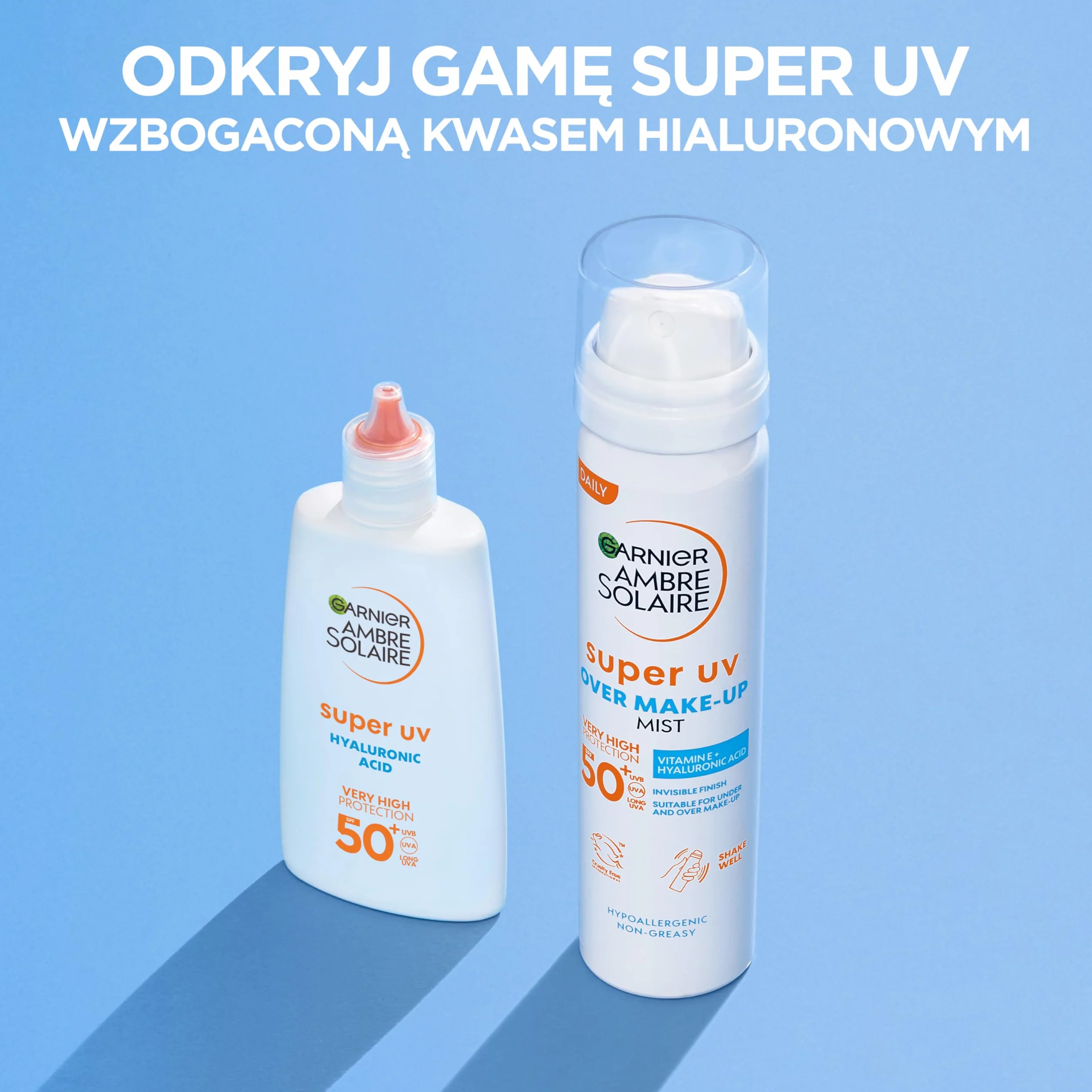 Garnier Ambre Solaire Super UV Brume Solaire Protectrice Visage Cou 75 ml