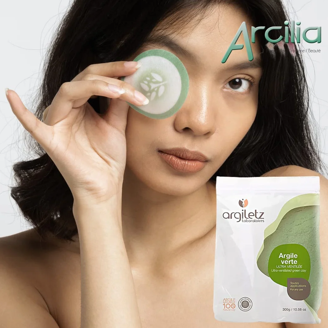 Argiletz Argile Verte en poudre ultra-ventilée - Sachet 300g