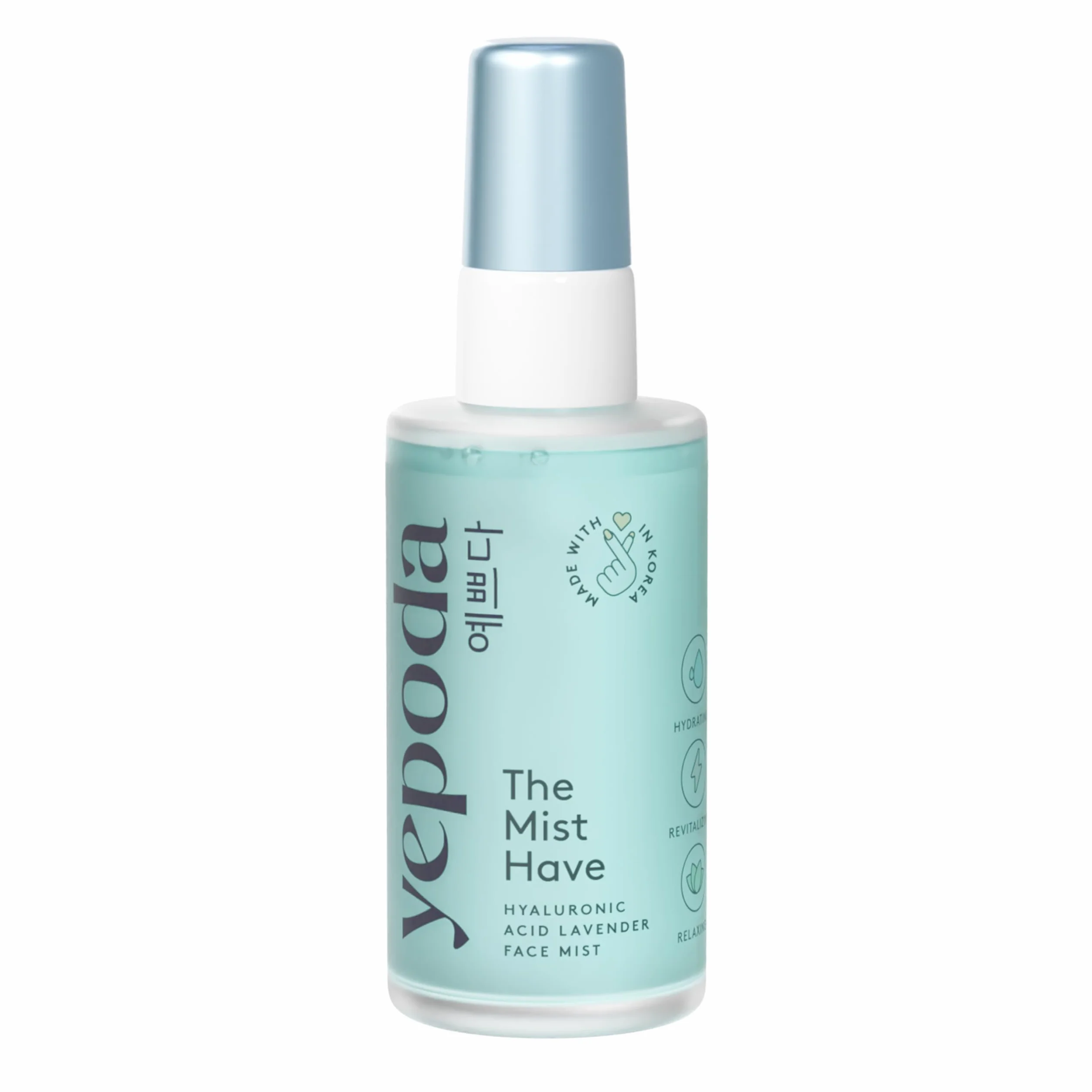 Yepoda Brume tonique hydratante pour le visage K-Beauty végane 50 ml