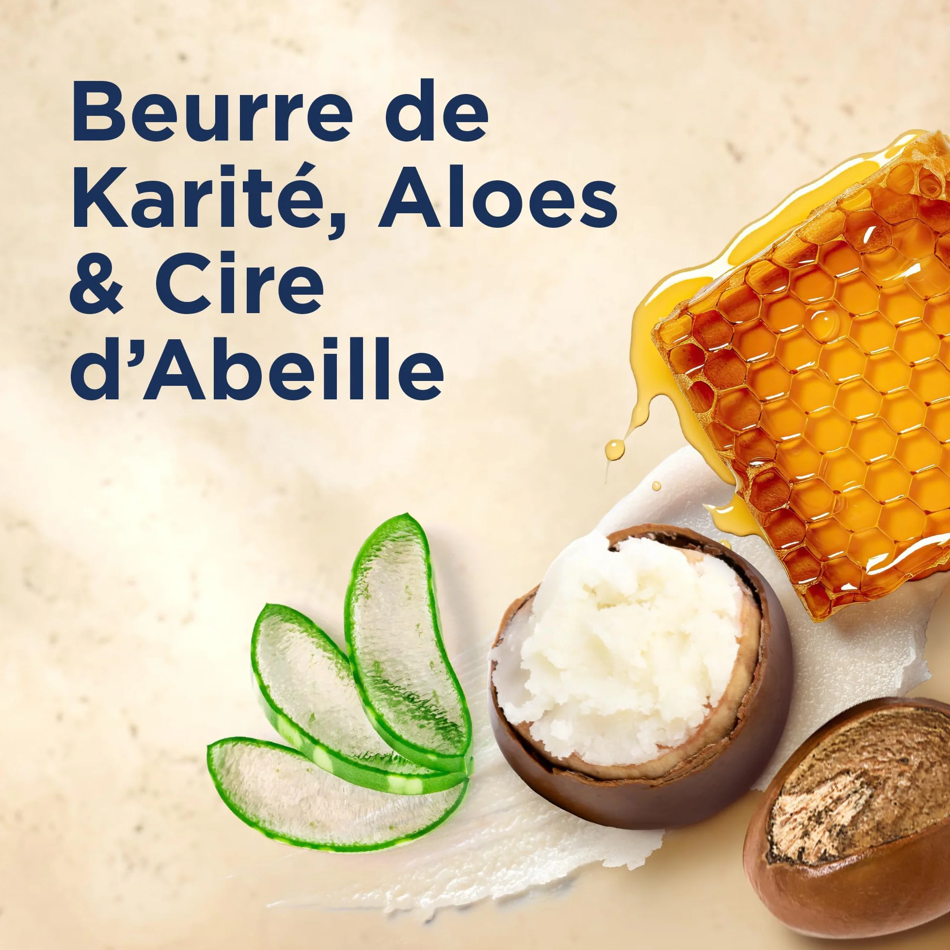 Le Petit Marseillais Crème Mains Réparation Peaux Abîmées et Desséchées 75 ml – Crème réparatrice au beurre de karité, aloès et cire d'abeille