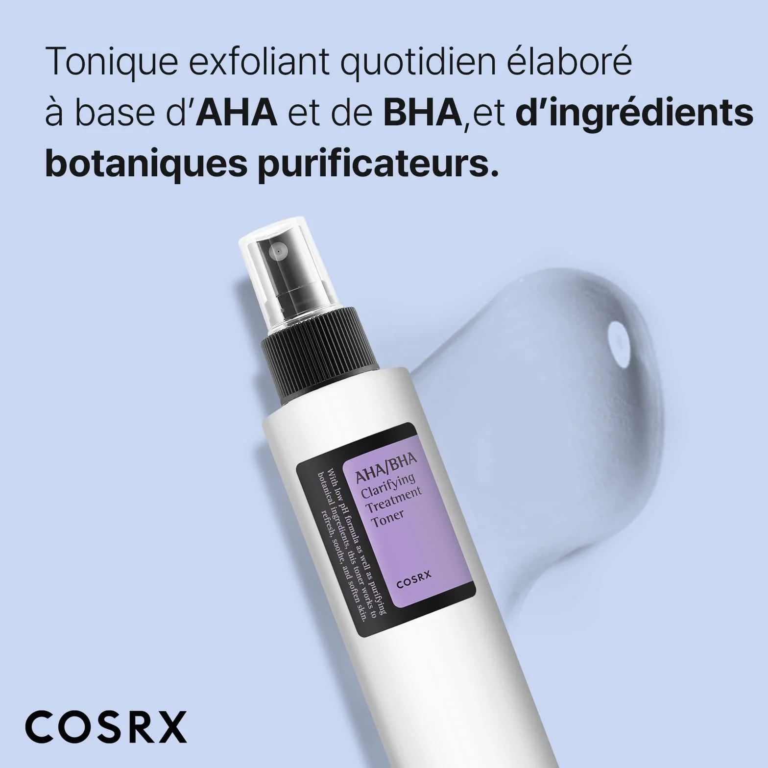 Cosrx AHA/BHA Clarifying Treatment Toner 150 ml Lotion exfoliante visage