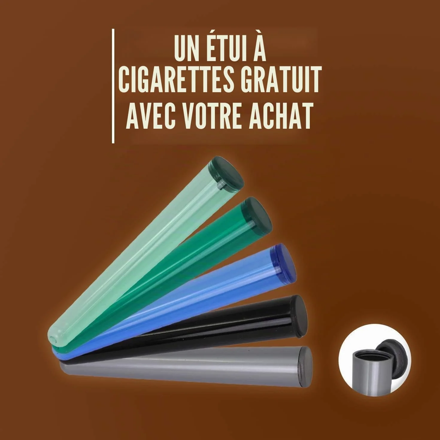 actiTube Kit de filtres à charbon actif Slim 7,1 mm 10x50 (500)