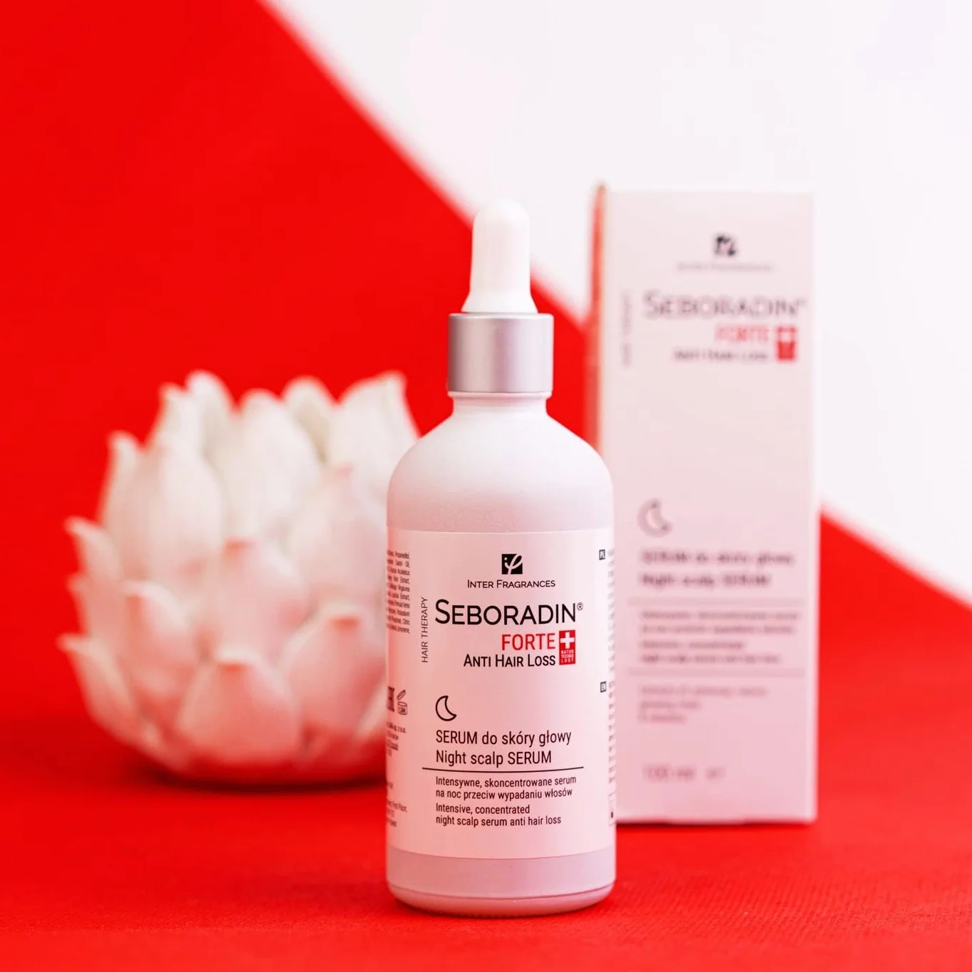 SEBORADIN FORTE Sérum de Nuit Croissance Cheveux Anti-Chute Hommes Femmes Vitamines Extraits Naturels 100ml