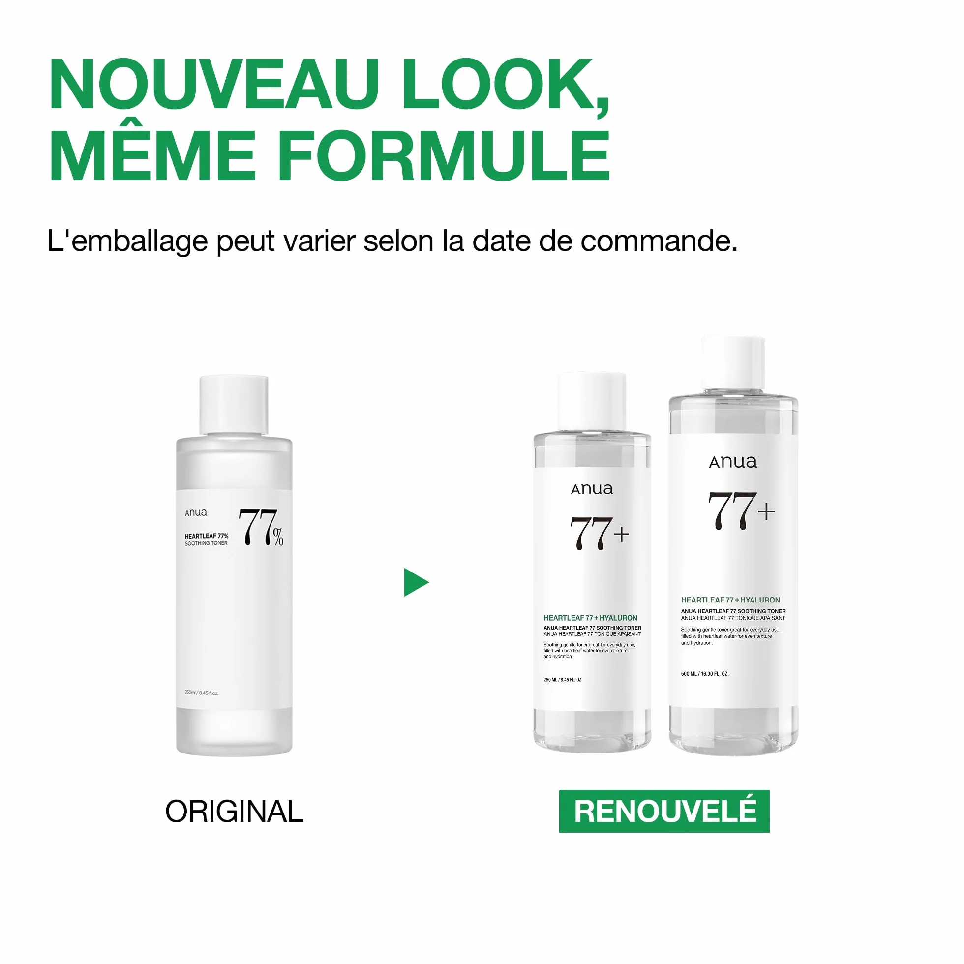 Anua Heartleaf 77% Toner Visage Lotion Tonique Apaisante Hydratante Peau Sensible Rougeurs Barrière Cutanée Skincare Coréenne 250ml