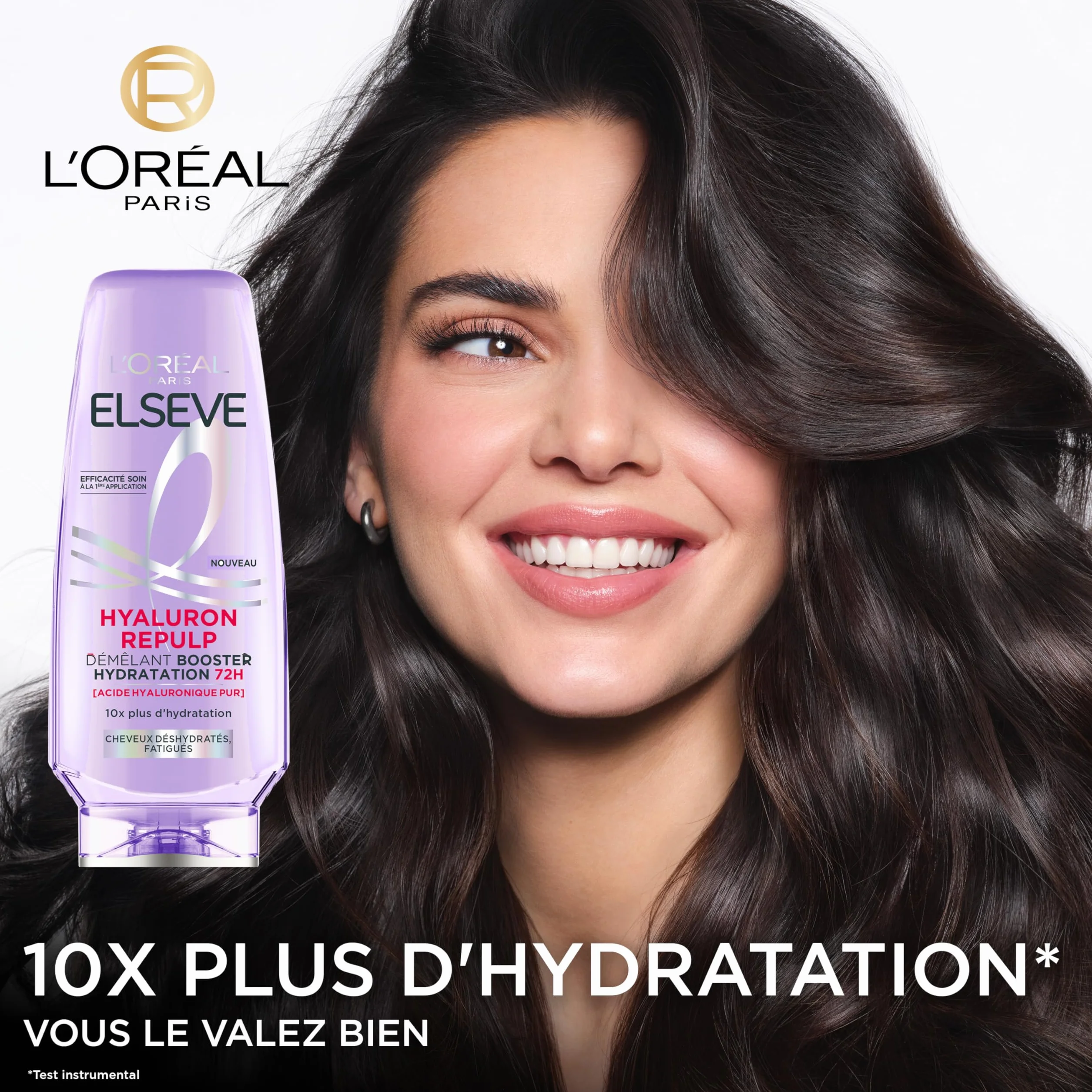 L’ORÉAL PARIS Elseve Hyaluron Repulp Démêlant Ré-Hydratant Cheveux Déshydratés 250 ml