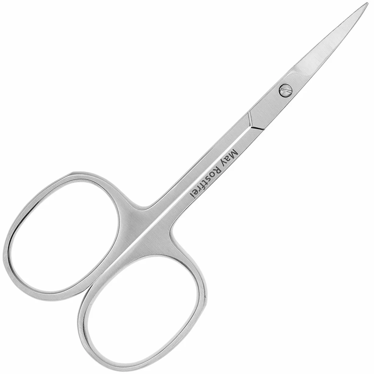 May - Ciseaux à cuticules pour gauchers - Courbes Planche - Acier inoxydable