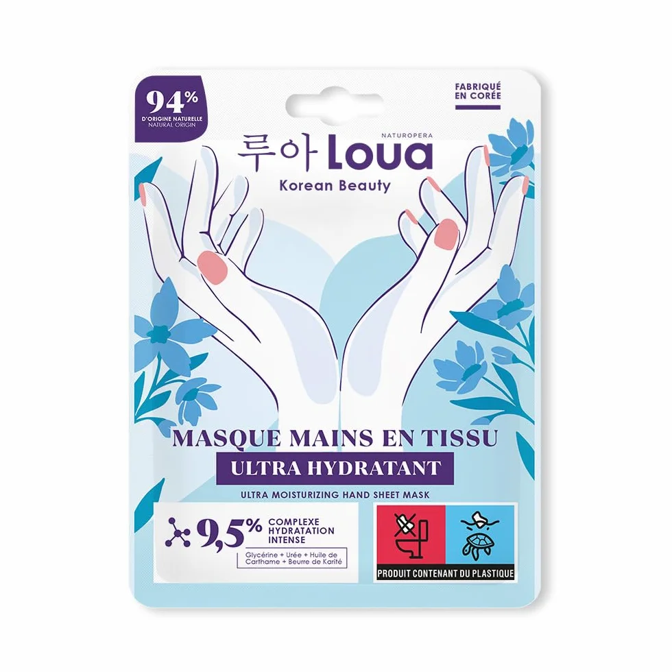 LOUA Masque Mains Ultra Hydratant K Beauty Beauté Coréenne Mains Douces