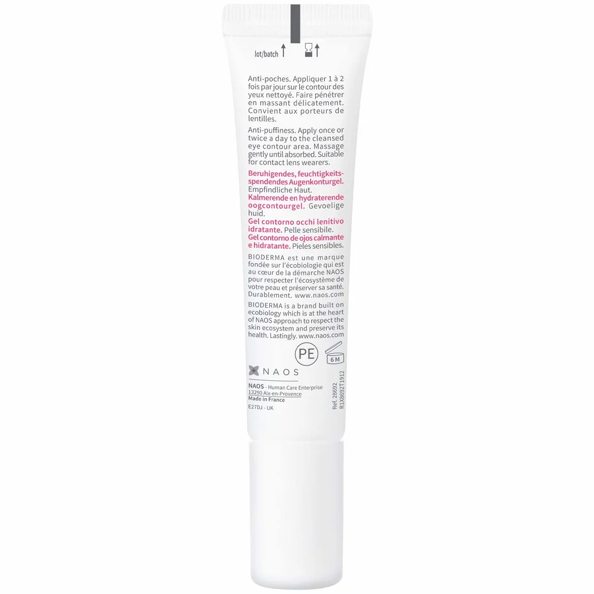 BIODERMA SENSIBIO EYE Augenpflege, 15 ml Gel