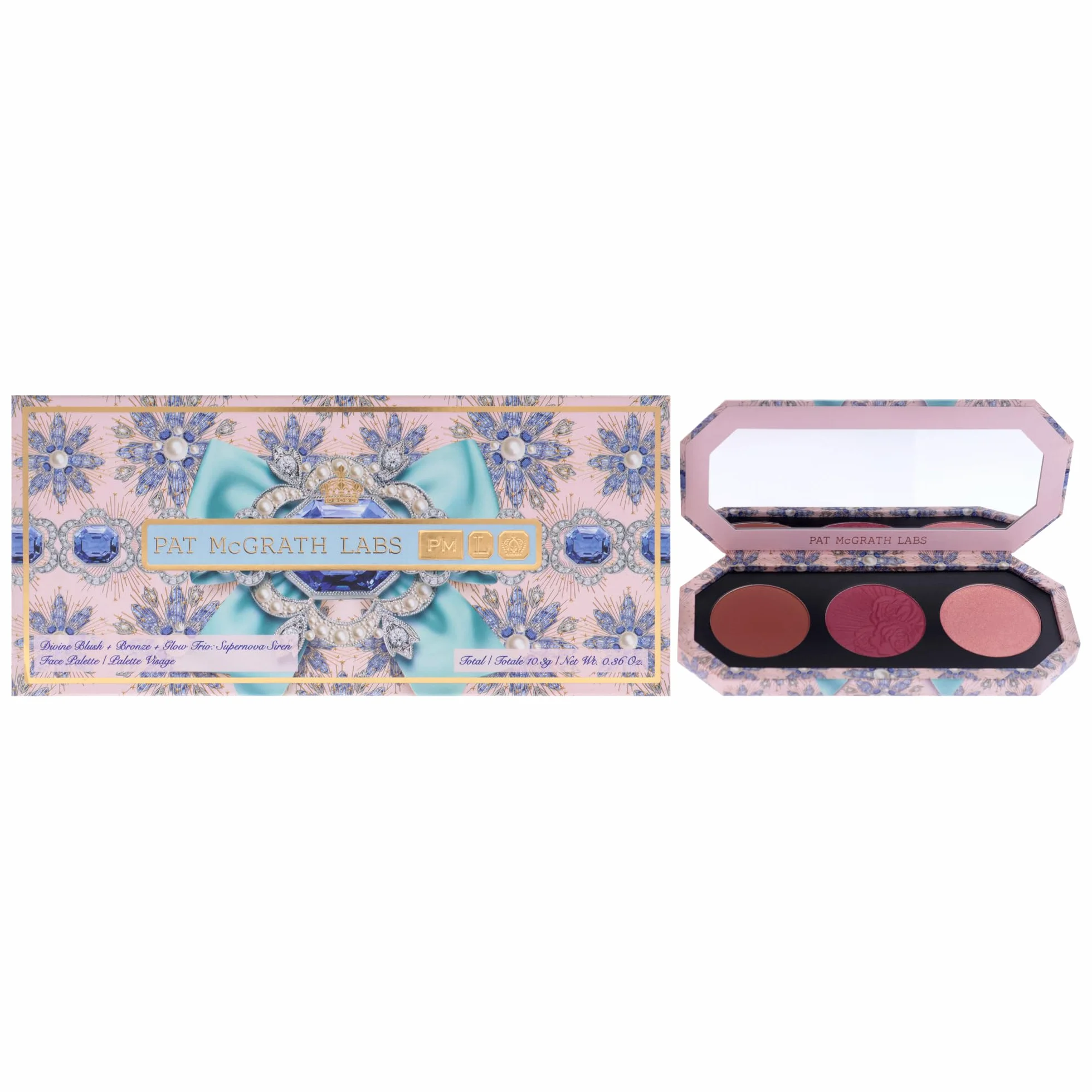 Divine Blush Plus Bronze Plus Glow Trio - Supernova Siren by Pat Mcgrath Labs for Women - 0.36 oz Makeup