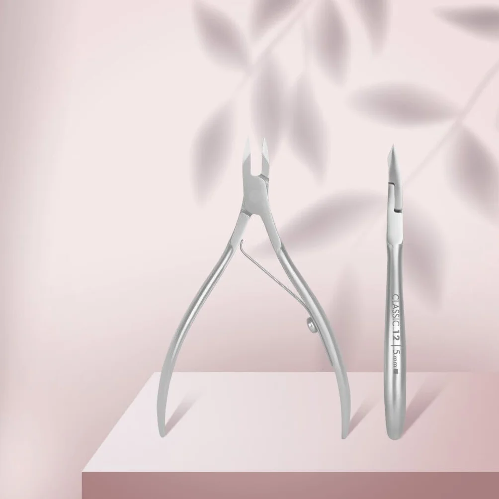 STALEKS PRO by Natury Nails Pince à cuticules professionnelle 5 mm en acier inoxydable classique 12-5