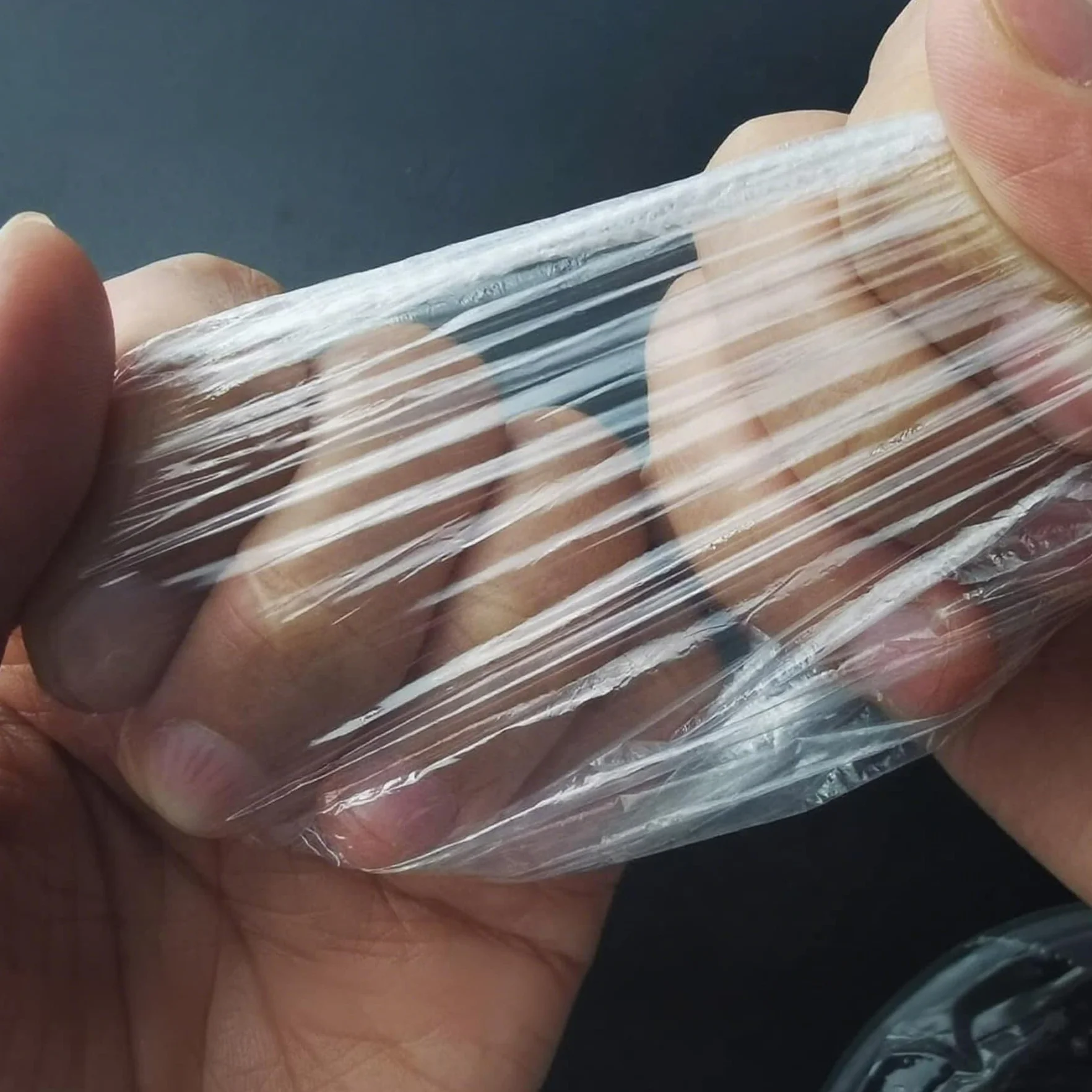 Bonnets douche jetables transparents plastique pour adultes salons coiffure bains