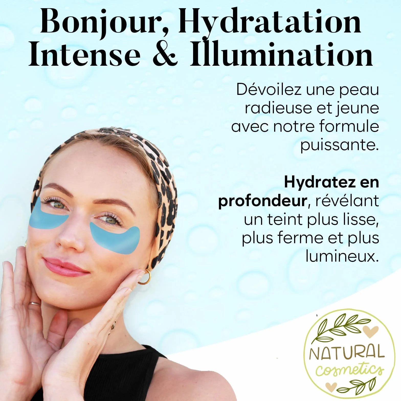 BLOOMORA Patch Yeux Anti Cernes avec Rétinol et Collagène, Masque Yeux éclaircissant Hydratation (30 paires)